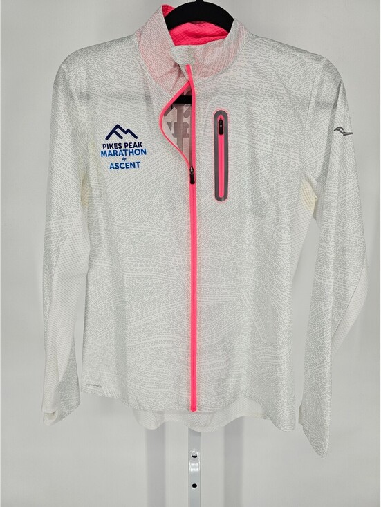 Saucony Jackets & Blazers - Saucony Run Shield Womens Sz M Lightweight Jacket Pikes Peak Marathon Ascent